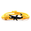 Nautical Bracelet Men Black Shark Braslet Sliding Adjustable 3mm Milan Cord Chain Summer Beach Surfer Jewelry Accessories - Image 10