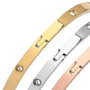 Stainless Steel Enamel Bangle in 4 mm or 6 mm Width - Image 14