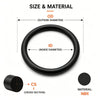 20Pcs Black Nbr Nitrile O-Rings CS2.4mm OD6-32mm Vibration Damping Oil Corrosion Resistant Rubber Gaskets - Image 1