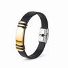 Braided Leather and Stainless Steel Bracelet with 21 cm Length - Image 11