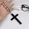 Wooden Cross Pendant Necklace with Alloy Chain and 71 cm Length - Image 6
