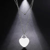 Double Female Symbol Pendant Choker Stainless Steel Double Layer Necklace for Women Jewelry Birthday Gift - Image 17
