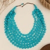 Geometric Round Wooden Beads Handmade Beaded MultiLayer Long Necklaces For Women Vacation Party Jewelry - Image 3