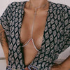 Stonefans Rhinestone Chest Bracket Bra Jewellery for Women Bikini Gift Rave Accessories Harness Crystal Body Chain Dress Jewelry