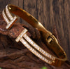 Women's Bangle Stainless Steel Jewelry Tree of Life Plant Cuff Bracelet Female Bangles for Women - Image 10