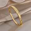 Three Starfish White Shell Bracelets Heart-shaped Star Zirconium Copper Bangles Chic Men Women's Jewelry - Image 8