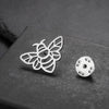 Stainless Steel Gold Color Women Brooch Crown Bee Butterfly Sun Snowflake Musical Note Badge Lapel Pin Accessories - Image 6