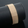 Women Girls Rose Gold Color Carving Wide Bracelets Toggle Lock Jewelry(No Box) - Image 5