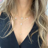 Lucky Cute CZ Star Eye Hand Chai Charm Lariat Y Necklace Amulet Judaism Sign of Life Gold Color Women Jewelry - Image 4