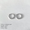 Stainless Steel Thin Hoop Earrings in Gold-Tone or Silver-Tone with 12 mm 14 mm or 18 mm Options - Image 14