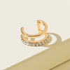 Rhinestone Decor Ear Cuff earring for Woman Ear Summer Christmas Jewelry Gift - Image 2