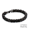 Powerful Versatile King Chain Men's Stainless Steel Rock Bracelet Punk Byzantine Chain Wrist Jewelry Gift - Image 8