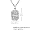 Men's Geometric Pendant Necklace with Stainless Steel Chain - Image 9