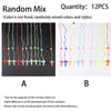 12-Piece Plastic Rosary Bead Necklace Set with Cross Pendants in Multiple Colors - Image 13