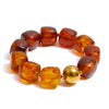 Acrylic Square Beads Chain Necklace Bracelet Bangle Stainless Steel Handmade Jewelry Green Khaki Pink Amber - Image 24