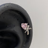 1pcs Quality Shiny Cross Zircon 316L Stainless Steel Ear Bone Nail Y2K Style Silver Color Earring for Women Cochlear Accessories - Image 31