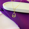 Stainless Steel Lotus Flower Necklace Gold Plated Spiritual Necklaces For Women Yoga Jewelry - Image 5