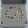 2 Color Women Girls Bracelet Rose Gold Color Green Pink Zircon Stone Jewelry - Image 5