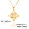 Skyrim Wicca Witchcraft Witch Knot Necklace Stainless Steel Choker Necklaces Vintage Amulet Supernatural Jewelry Gift for Women - Image 30
