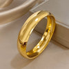 Smooth Stainless Steel Cuff Bracelet with Three Width Options - Image 14