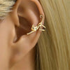 1Pc Punk Cat Ear Clip for Men Women Gothic Green Eyed Cat Animal Shaped Earrings Accessories Party Gift Cool Thing - Image 3