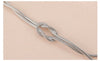 Love Knot Double Snake Chain Bracelet in Stainless Steel - Image 15