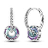 Small Hoop Earrings with Butterfly and Heart Motifs - Image 28