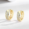 Silver Woman Jewelry Blue Pink White Purple Crystal Zircon Selling Earrings - Image 5