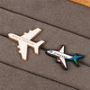 Enamel Pin Badge On Backpack World Traveler Airplane Brooch Gold-color Metal Brooches Pin Aircraft Jewelry Cartoon Google Maps - Image 4