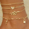 Bohemia Butterfly Anklet Set For Women Star Heart Pearl Charm Ankle Bracelet Female Summer Vacation Beach Jewelry Accessories - Image 6