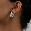 Gold Color Round Chunky Earrings for Women Lightweight Smooth Metal Open Thick Hoops Jewelry - Image 10