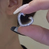 1pc Fake Piercing Heart Clip Earrings Female Delicate Zircon Buckle Ear Cuff Cartilage Ear for Women Jewelry - Image 2