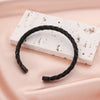 1Pcs Titanium Steel Woven Bangle And Minimalist Style Steel Wire Braided Adjustable C-shaped Opening Bracelet - Image 4