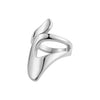 Vintage Stainless Steel Rings for Women Punk Chunky Irregular Smooth Adjustable Open Ring Jewelry Weddings Gifts - Image 14