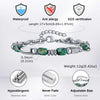 Green Stone Bracelet for Men, Stainless Steel Double-layer Chain Bracelet, Hip Hop Punk Jewelry Gifts - Image 6