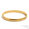 60mm 316L Stainless Steel Round Smooth Bracelet Bangle Women Minimalist Gold Color Texture Charm Jewelry - Image 12