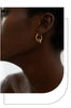 Star Moon Heart Pendant Drop Hoop Huggie Earrings Gold Plated Stainless Steel Charm Jewelry - Image 18