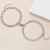 2Pcs/set Magnet Couple Bracelets Heart Attraction Bracelet Stainless Steel Charm Simple Cuban Chains Key Lock Jewelry Gifts - Image 26