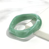 Wide Acrylic Cuff Bracelet with Irregular Geometric Design - Image 7
