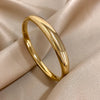 Stainless Steel Open Bangles for Women Men Punk Chunky Glossy Braided Mesh Metal Cuff Bracelet Bangle Vintage Jewelry - Image 11
