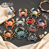 Skeds Cancer Zodiac Crab Brooch Retro Sea Animal Lapel Pin Constellation Jewelry Birthday Gift for Cancer Ladies Gentlemen - Image 2