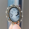 Elegant Enamel Carmeo Beauty Face Brooch Pin For Women Suit Coat Office Party Accessories Jewelry Year Gifts - Image 6