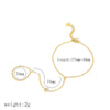 Yellow Gold Plated Stainless Steel Hand Chains Bracelet for Women Dainty Cubic Zirconia Bracelet and Ring Chain Body Jewelry - Image 11