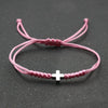 Colorful Woven Rope String Bracelet Boho Cross Charm Bracelets for Women Girls Handmade Jewelry Lucky Gift - Image 5