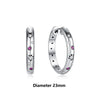 Heart and Hoop Earrings with Cubic Zirconia in Many Styles - Image 11