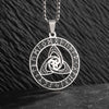 Vintage Nordic Celtic Knot Pattern Cross Necklace Pendant for Men Stainless Steel Chain Jewelry Amulet Necklace - Image 24