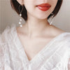 Korean Pearl Chain Tassel Clip on Earrings Fairy Temperament Earrings Simple Zircon Ball Earrings for Non-pierced Women - Image 5