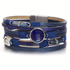 Bohemian Beads Braided Leather Bracelet for Women Multilayer Wrap Charm Wide Bangle Bracelets Party Jewelry Gifts - Image 4