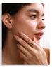 Size 678 White Green Zirconia 4 Layered Stacked Ring Golden Pvd Plated Stainless Steel Jewelry Accessories - Image 9