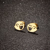 Cute Halloween Cartoon Ghost Earrings Stud For Women Stainless Steel Ear Piercing Black Earrings Minimalist - Image 2